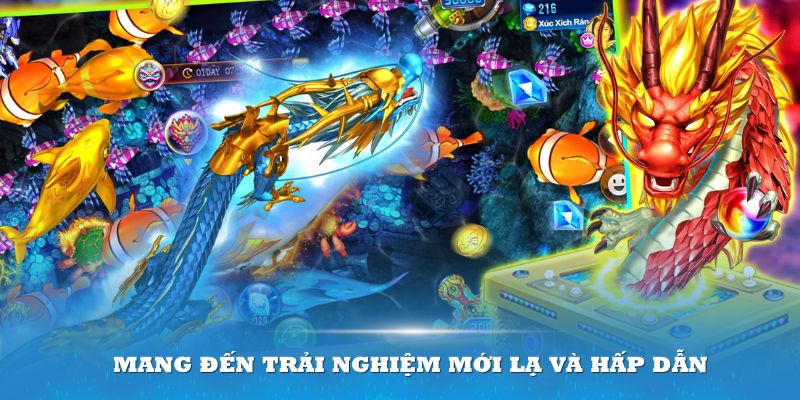 Game Bắn cá này mang đến trải nghiệm mới lạ và hấp dẫn cho thành viên