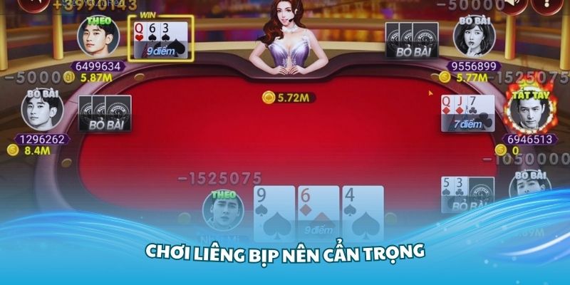 Chơi liêng bịp nên cẩn trọng để không bị phạt